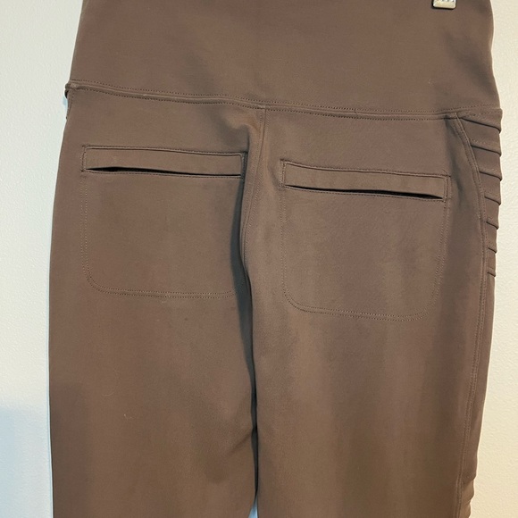 athleta delancey moto tight in coffee house brown size xs - Picture 4 of 7